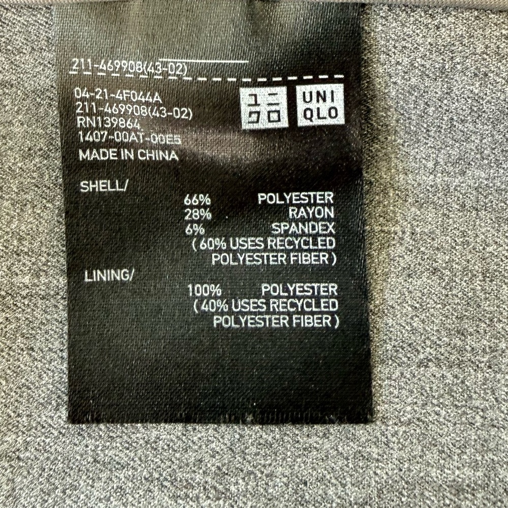 Uniqlo gray jacket and pants suit size XS Petite - Picture 15 of 15